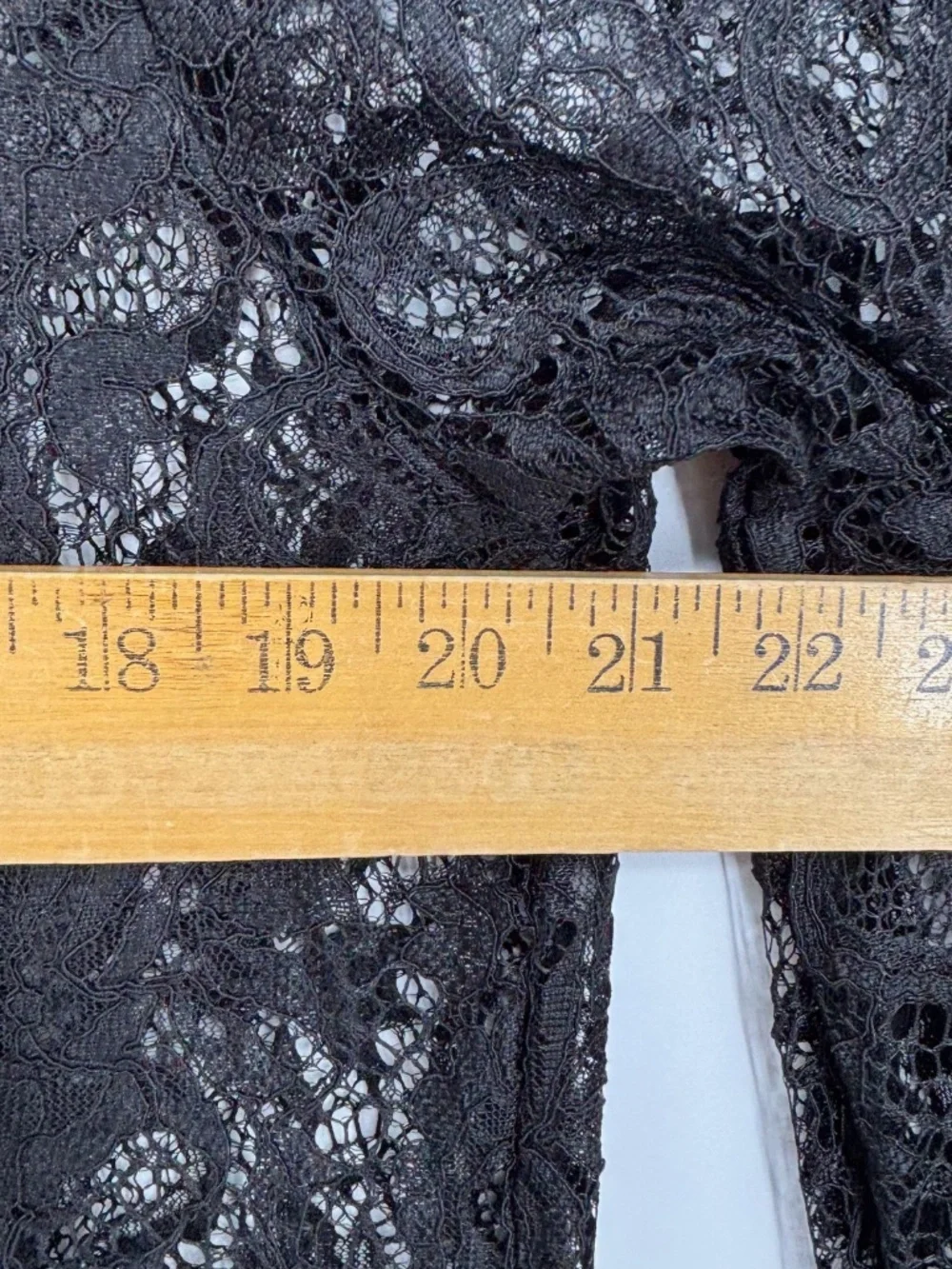 Womens XL 0XL Open Front Blazer Jacket Black Sheer Lace Shawl Collar Long Sleeve